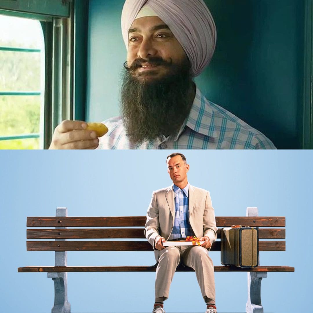 Laal Singh Chaddha actor Aamir Khan and Forrest Gump actor Tom Hanks