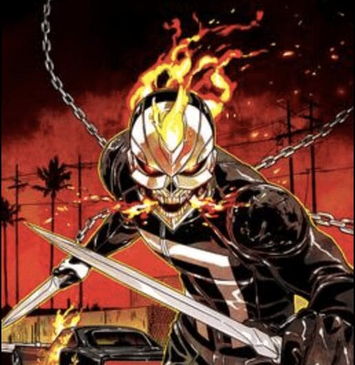 Character of An Animated Movie Ghost Rider