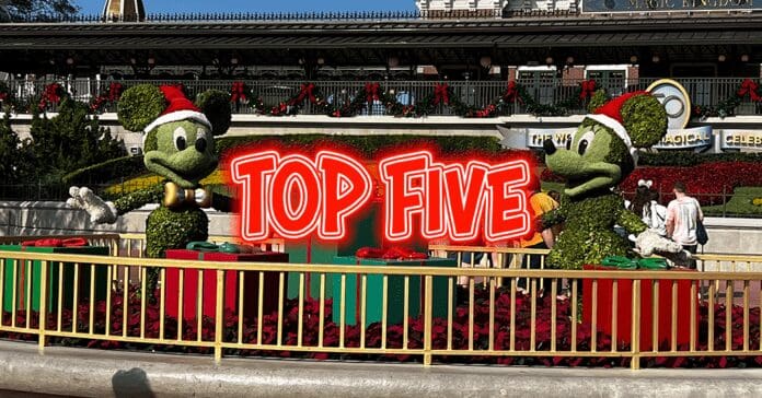Top Five Reasons To Visit Disney World During The Holidays