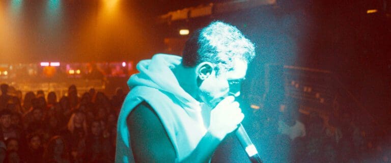 Mogul Mowgli Movie Scene, a man singing