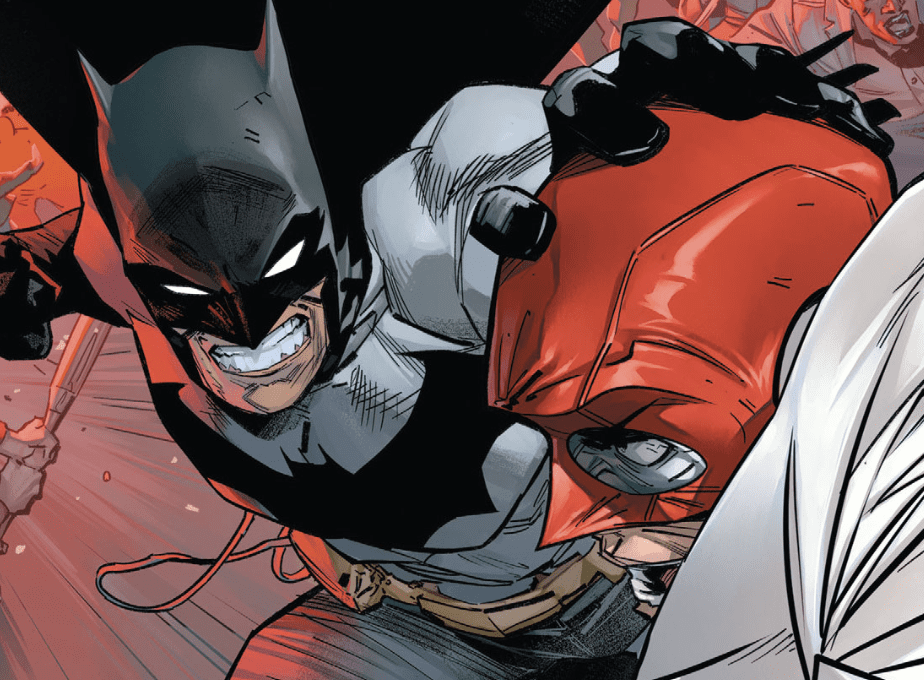 A Batman Character in Grey and Black Poster