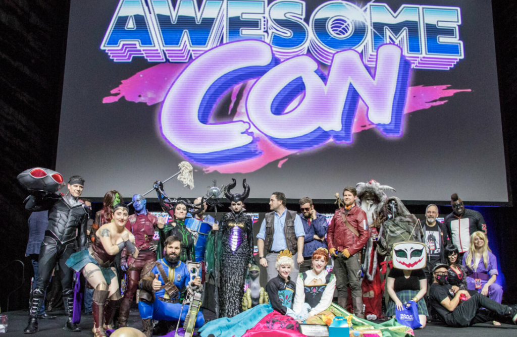 Awesome Con Event Poster With Character
