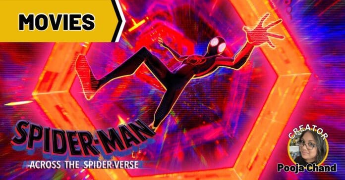 A Spiderman Across the Spider Verse Movie Poster