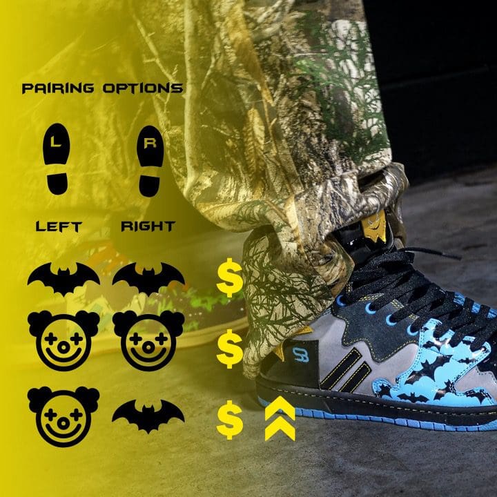 Batman x Joker Custom Sneakers from Nerd Initiative & Shoebaker Atl - NERD  INITIATIVE