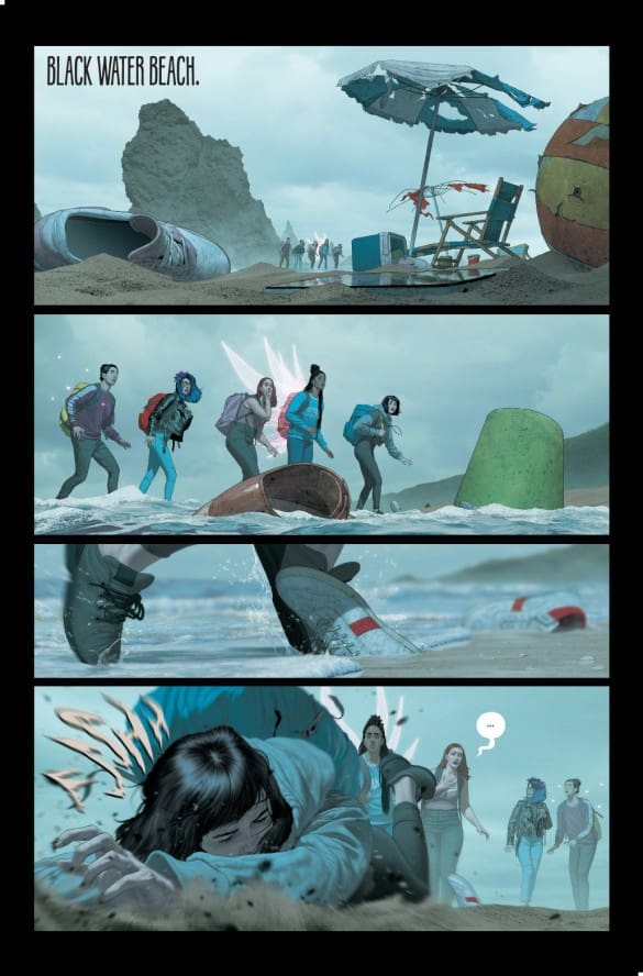 Page 1 of The Cull, issue 4 by Image Comics. 