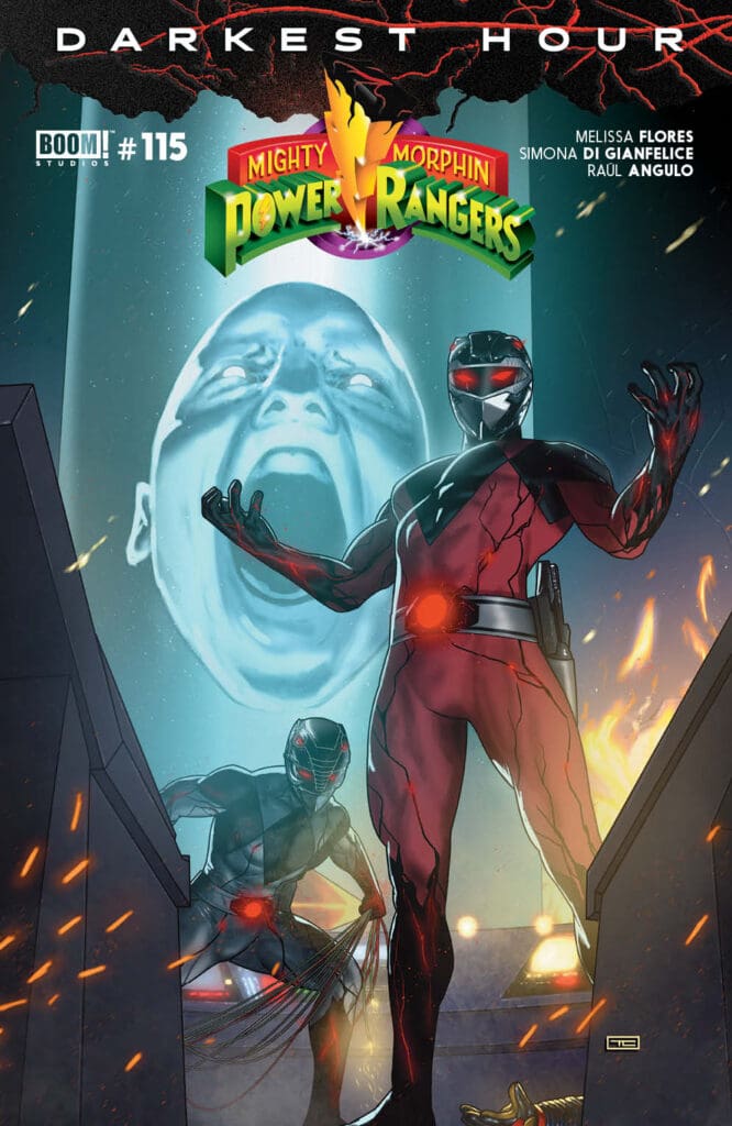 Mighty Morphin Power Rangers #115 Cover Taurin Clarke