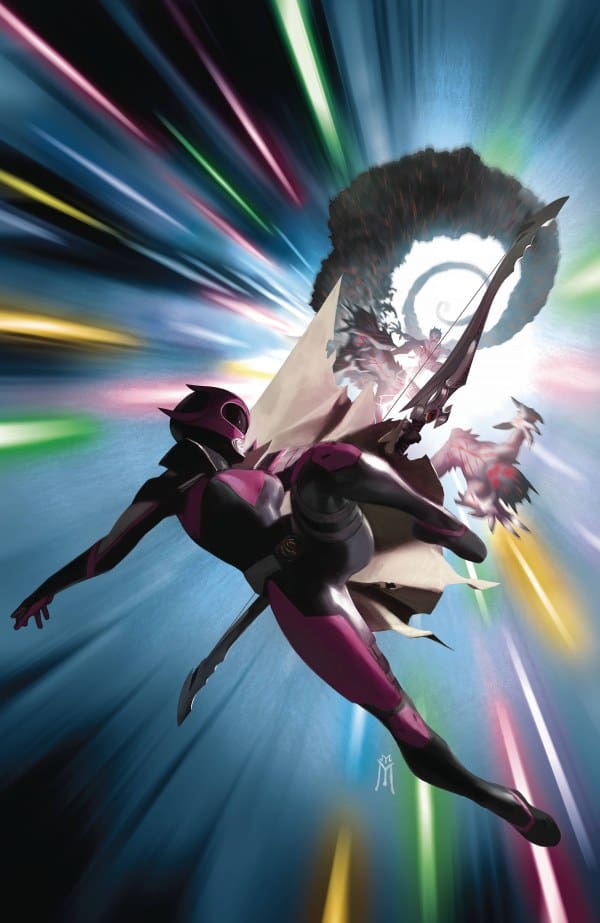 Power Rangers Unlimited #1: The Morphin Masters by Ryan Parrott & Rachel Wagner Illustrated by Daniel Bayliss, Colored by Artuhr Helsi, Lettered by Ed Dukeshire, Main Cover by Toni Infante
