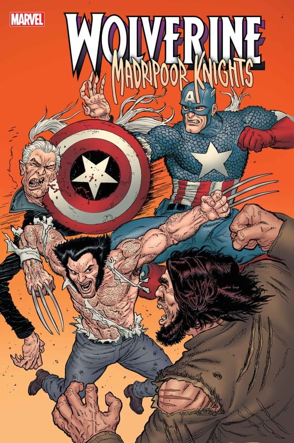 WOLVERINE Madripoor Knights Variant Cover. From Marvel Comics. All images by Marvel Comics. 
