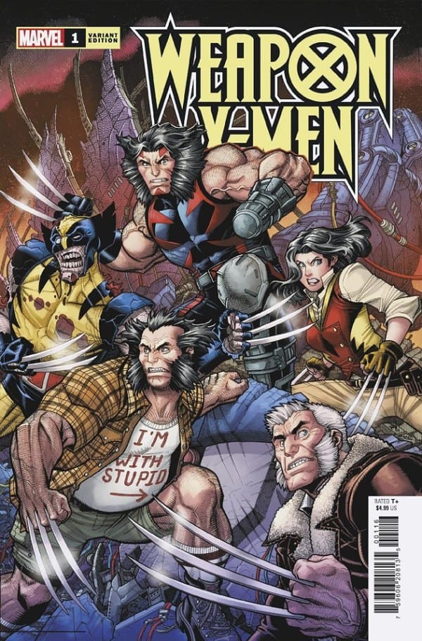 Variant Cover for Weapon X-Men #1. All images by Marvel Comics. 