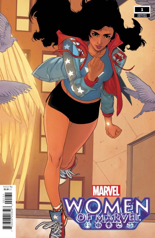 Variant Cover for Women of Marvel #1. All images by Marvel Comics. 