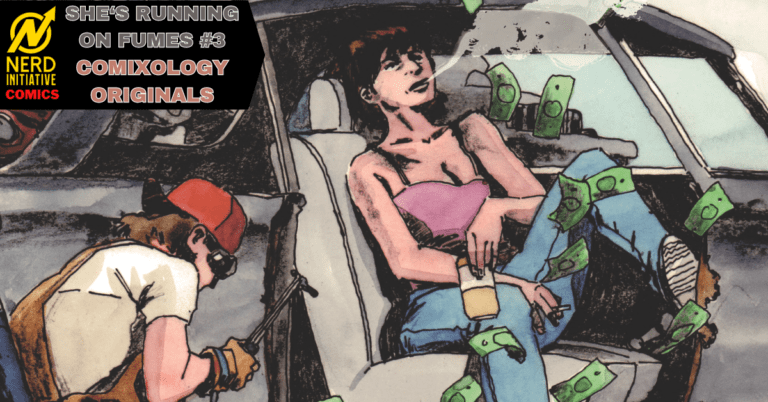 SHE’S RUNNING ON FUMES NEARS THE FINISH LINE