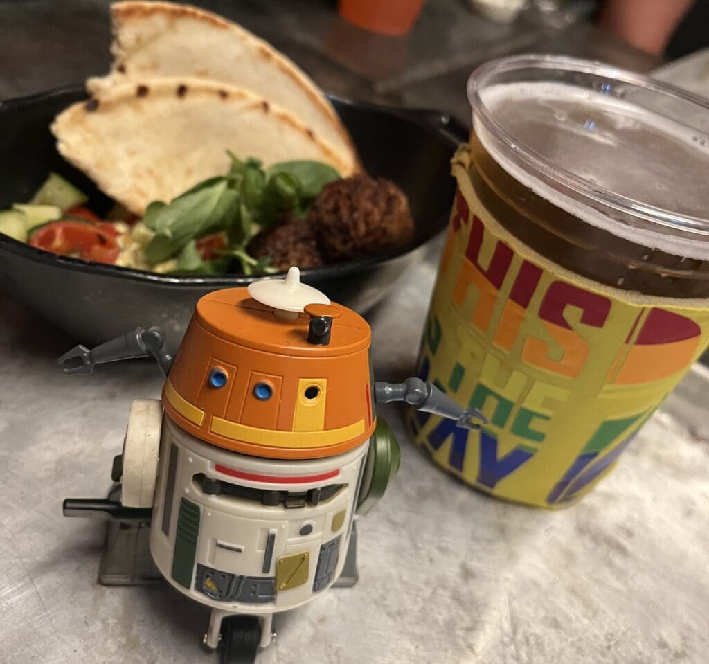 Lunch at Docking Bay 7 in Galaxy's Edge.