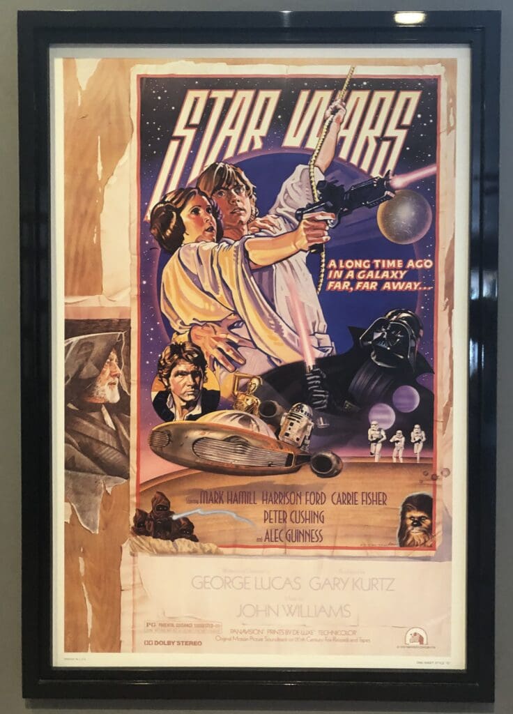 Poster at Star Wars Launch Bay.