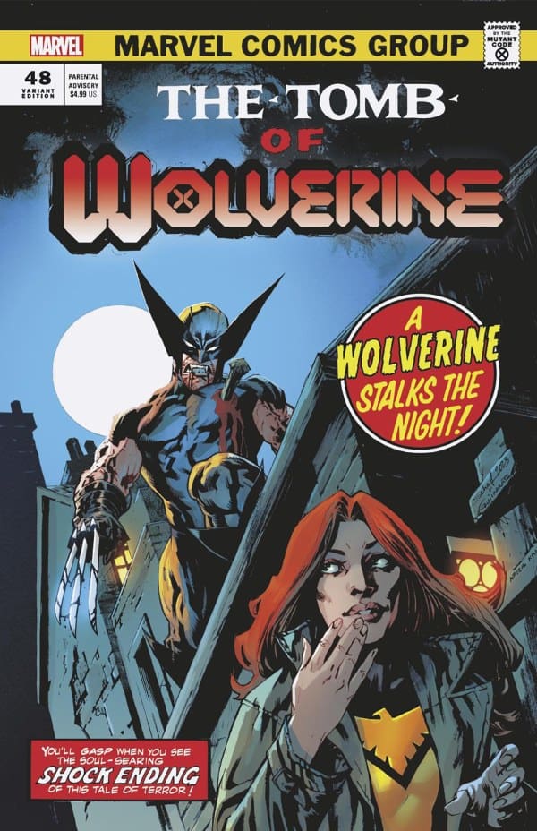 Wolverine #48 Variant Cover. All images by Marvel Comics.