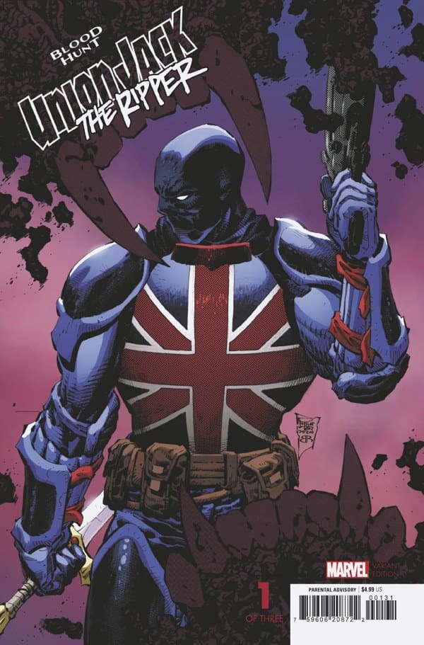 Union Jack the Ripper #1 Variant Cover. All images by Marvel Comics. 