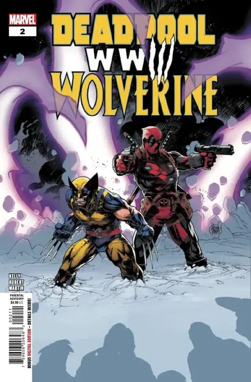 Deadpool & Wolverine WWIII Cover. All images by Marvel Comics.