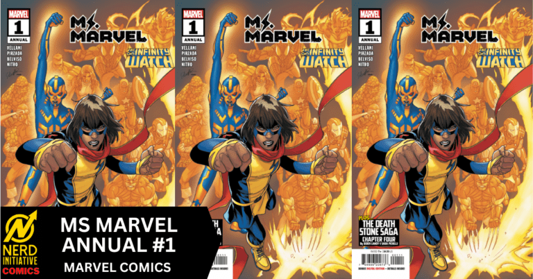 MS MARVEL ANNUAL #1 – Iman Vellani Enters the Infinity Watch