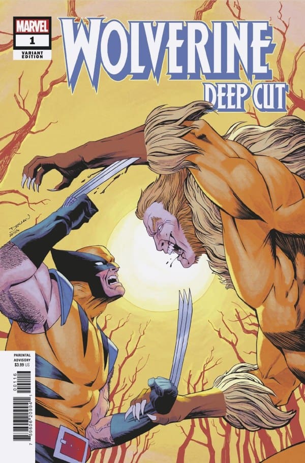Wolverine Deep Cut Variant Cover. All images by Marvel Comics.