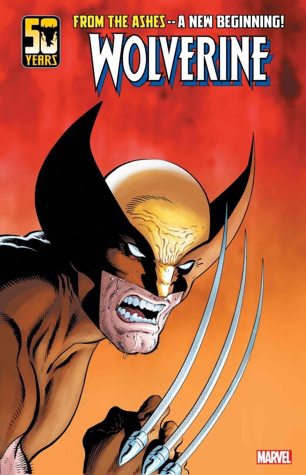 Wolverine, From the Ashes Variant Cover. All images by Marvel Comics.