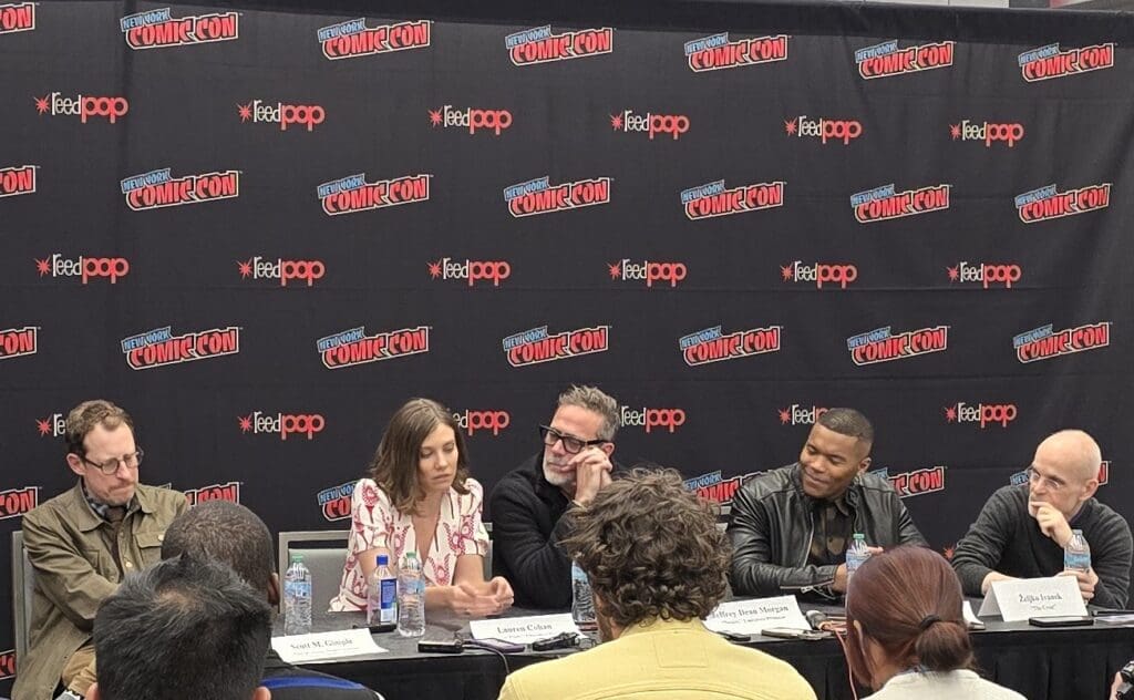 Press panel for Dead City at NYCC.