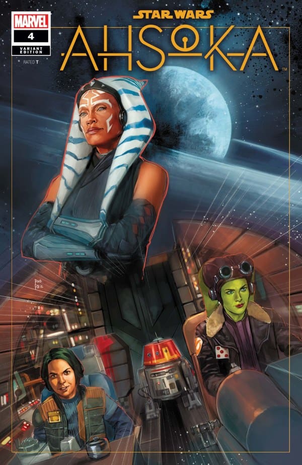 STAR WARS Ahsoka #4 Variant Cover. All images by Marvel Comics.