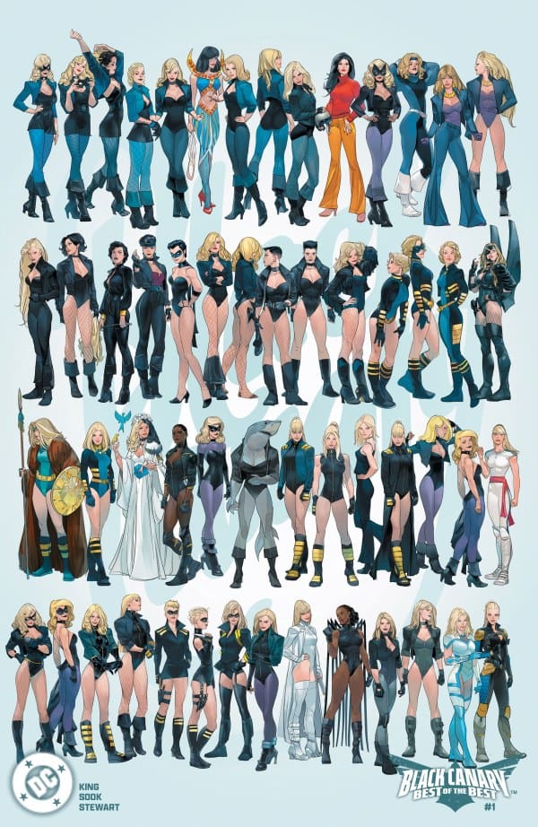 Black Canary Best of the Best #1, Variant. All images by DC Comics.