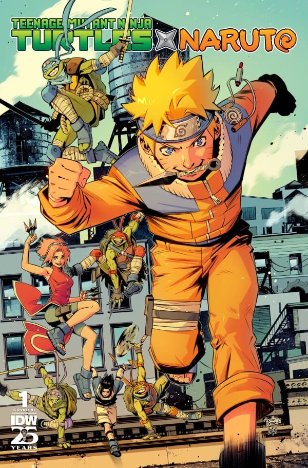 Teenage Mutant Ninja Turtles x Naruto 1 IDW Publishing NERD INITIATIVE