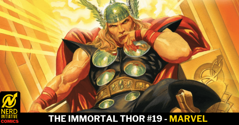 The Immortal Thor #19 Motivations in the World of Asgard