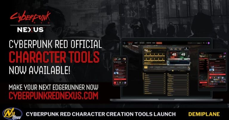 Cyberpunk RED Character Creation Tools Launch On Demiplane