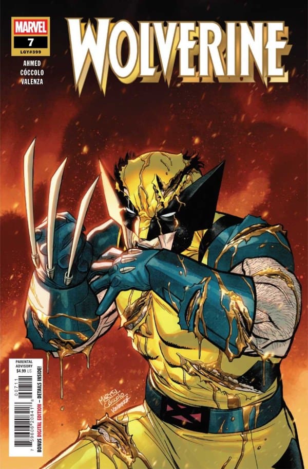 WOLVERINE #7 Cover. All images by Marvel Comics.