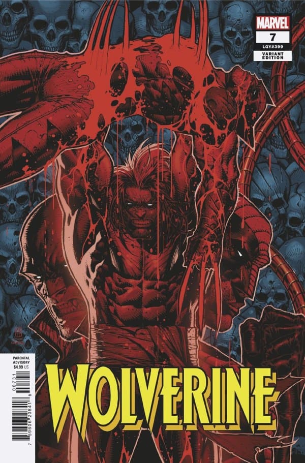 Wolverine #7 Variant Cover. Image by Marvel Comics.