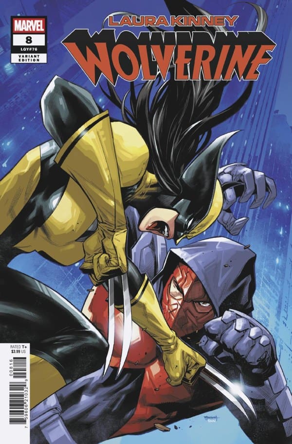 Laura Kinney: WOLVERINE #8 Variant Cover. Image by Marvel Comics.