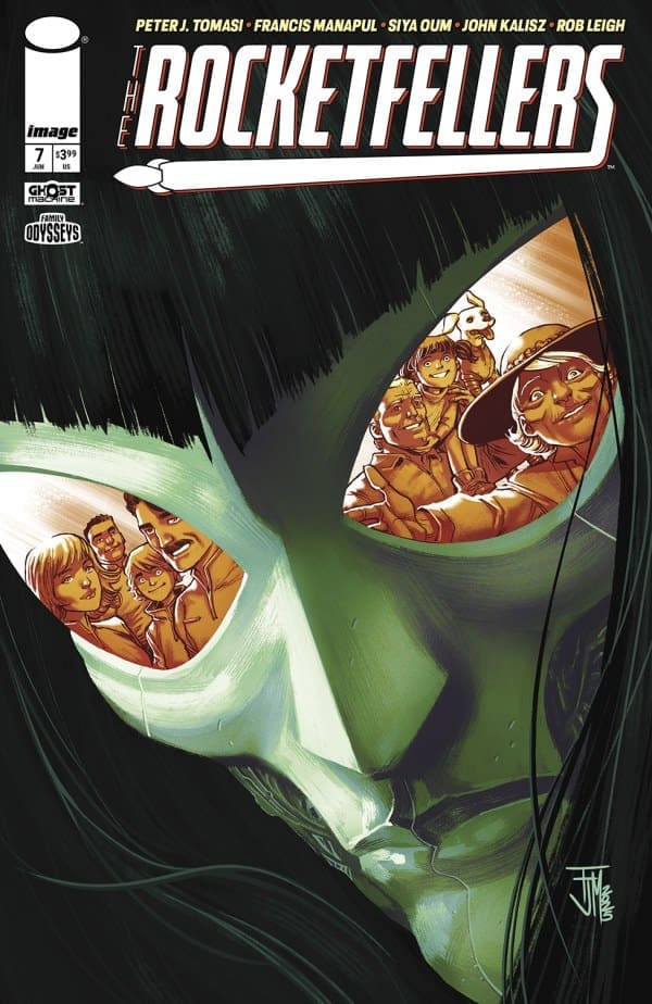 The Rocketfellers #7 Cover. Image by Ghost Machine at Image Comics.