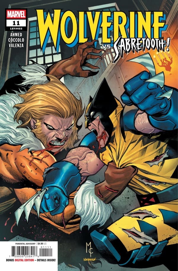 WOLVERINE #11 Cover. Image by Marvel Comics. 