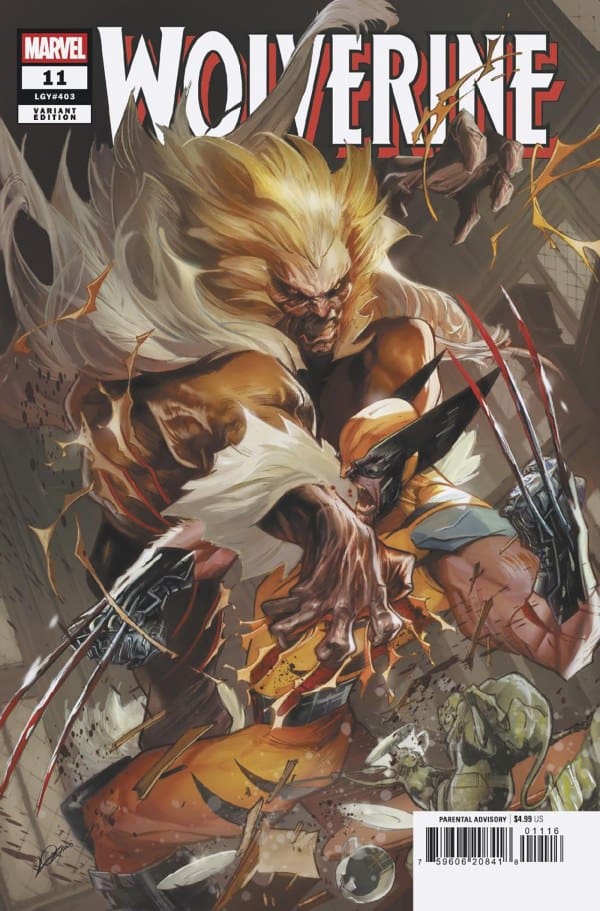 WOLVERINE #11 Variant Cover. Image by Marvel Comics. 