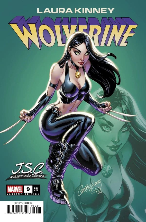Laura Kinney: WOLVERINE #9 Variant Cover. Image by Marvel Comics.