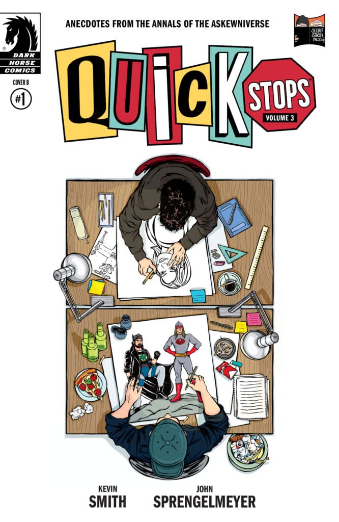 Quick Stops Volume 3, Issue 1 Variant Cover. Image by Dark Horse Comics.
