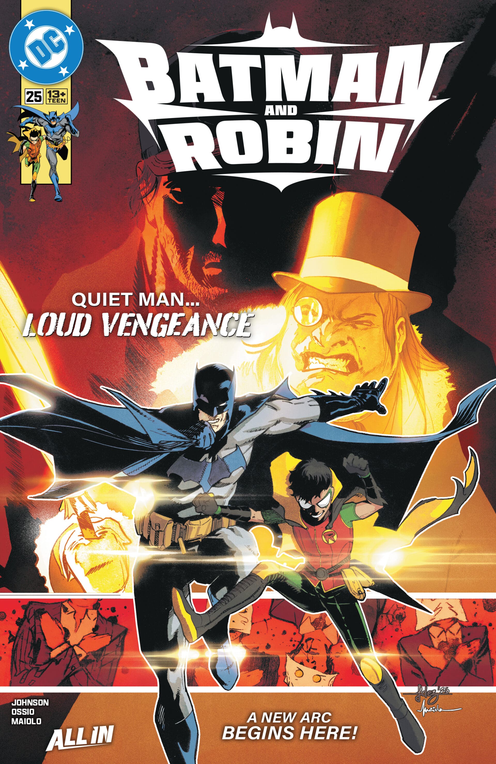 BATMAN AND ROBIN #25 – THERE’S NEVER A NIGHT OFF