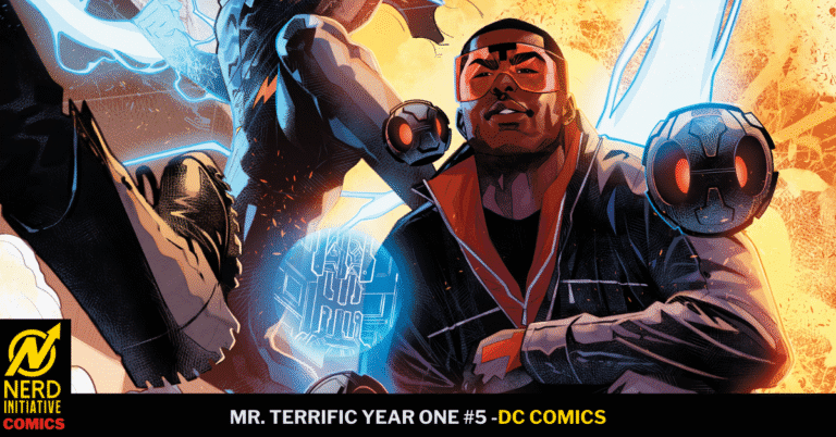 MR. TERRIFIC YEAR ONE #5:  The Harder the Fall