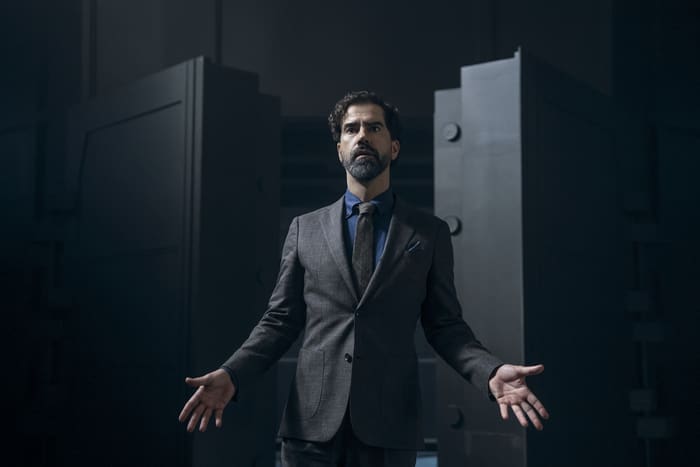 Hamish Linklater (Dean Cipher) in GEN V Season 2. Image courtesy of Amazon MGM Studios. Photo Credit: Jasper Savage/Prime.