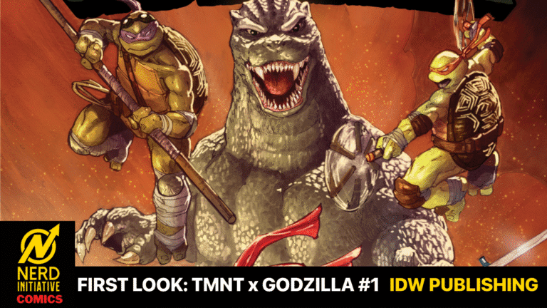 FIRST LOOK: TMNT x GODZILLA #1