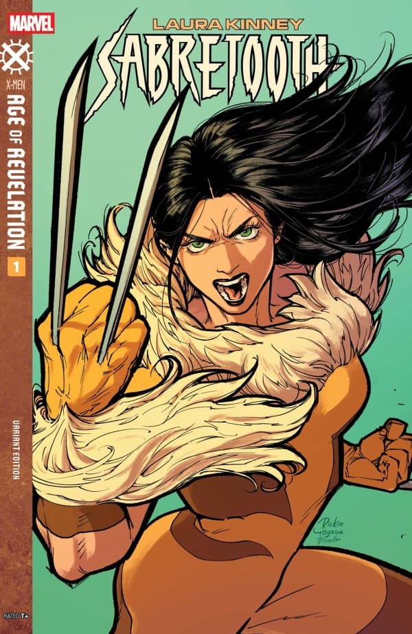 Laura Kinney: Sabretooth #1 Variant Cover. Image by Marvel Comics.
