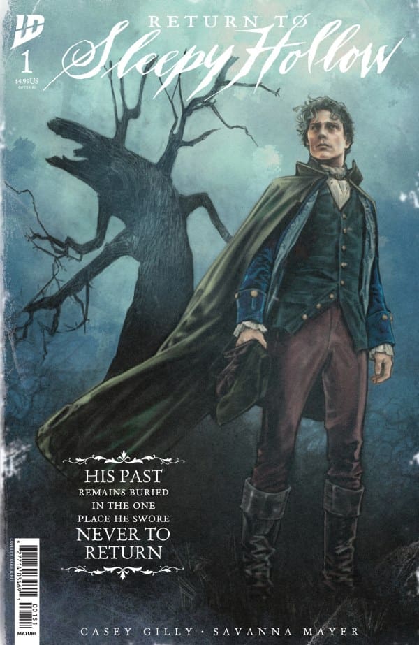 Return to Sleepy Hollow #1 Variant Cover. Image by IDW Publishing. Artist: Joelle Jones.