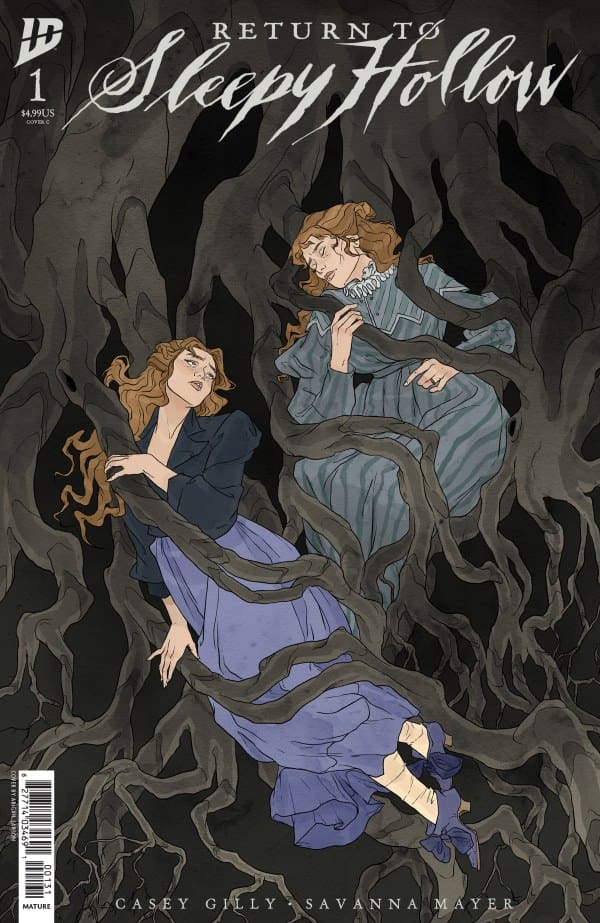 Return to Sleepy Hollow #1 Variant Cover. Image by IDW Publishing. Artist: Abigail Larson.