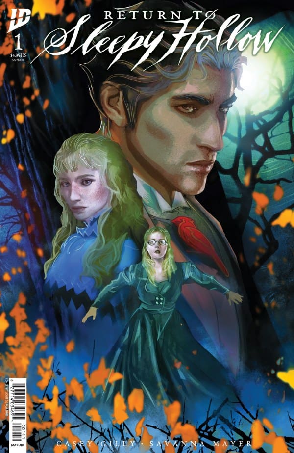 Return to Sleepy Hollow #1 Variant Cover. Image by IDW Publishing. Artist: Louie De Martinis.