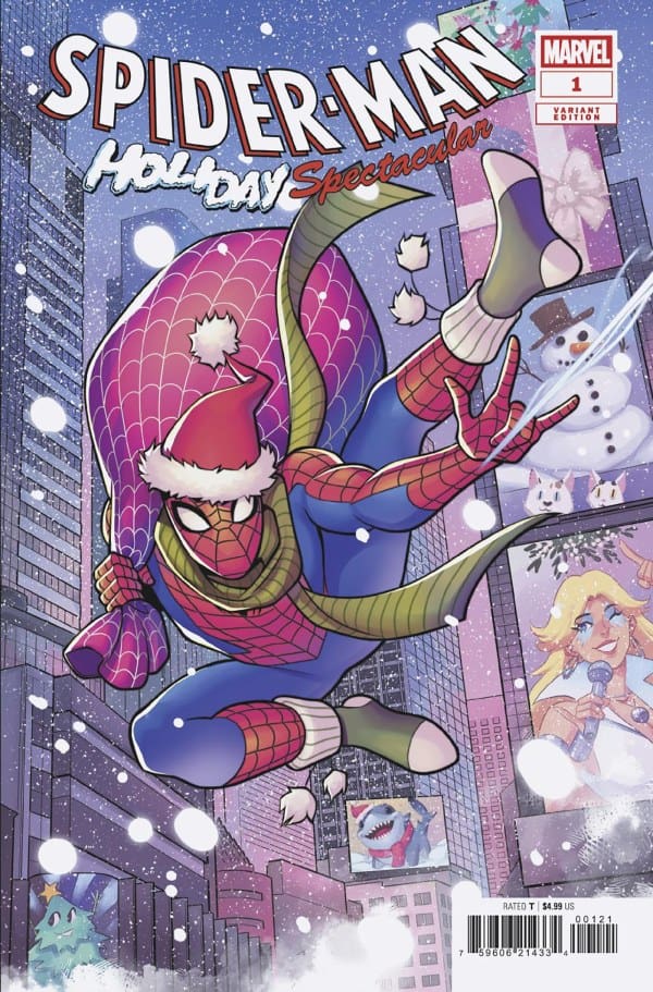 Spider-Man Holiday Spectacular #1 Variant Cover. Image by Marvel Comics.