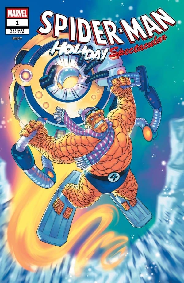 Spider-Man Holiday Spectacular #1 Variant Cover. Image by Marvel Comics.