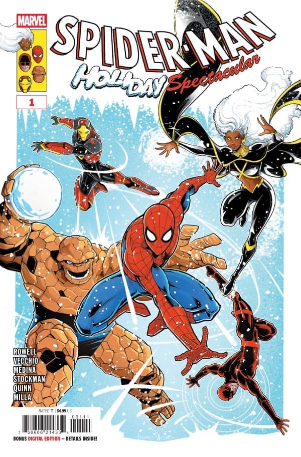 Spider-Man Holiday Spectacular #1 Cover. Image by Marvel Comics.