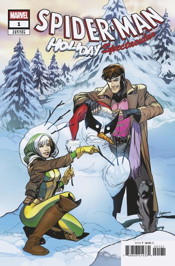 Spider-Man Holiday Spectacular #1 Variant Cover. Image by Marvel Comics.