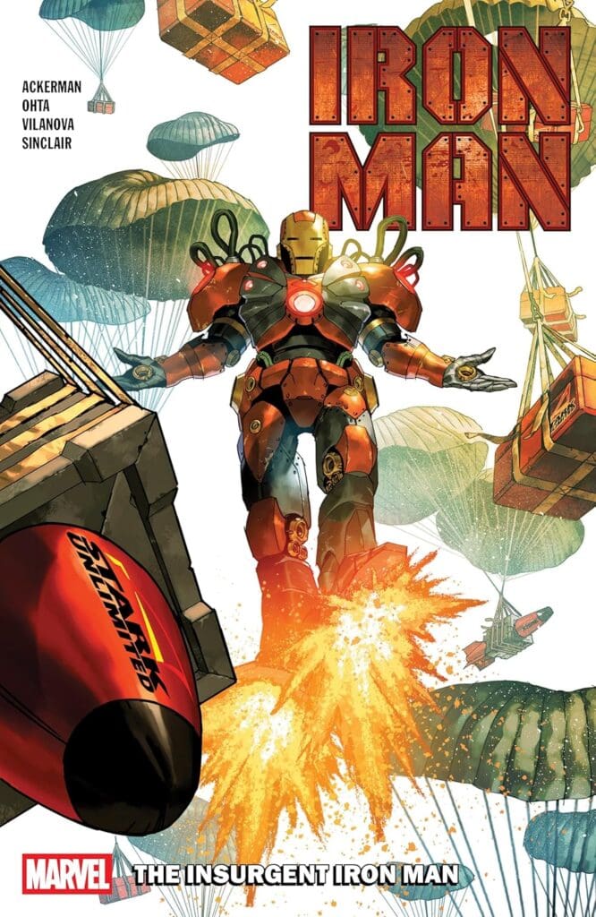 Iron Man: Insurgent Iron Man Trade Paperback Cover (Available Now) Image from Marvel Comics